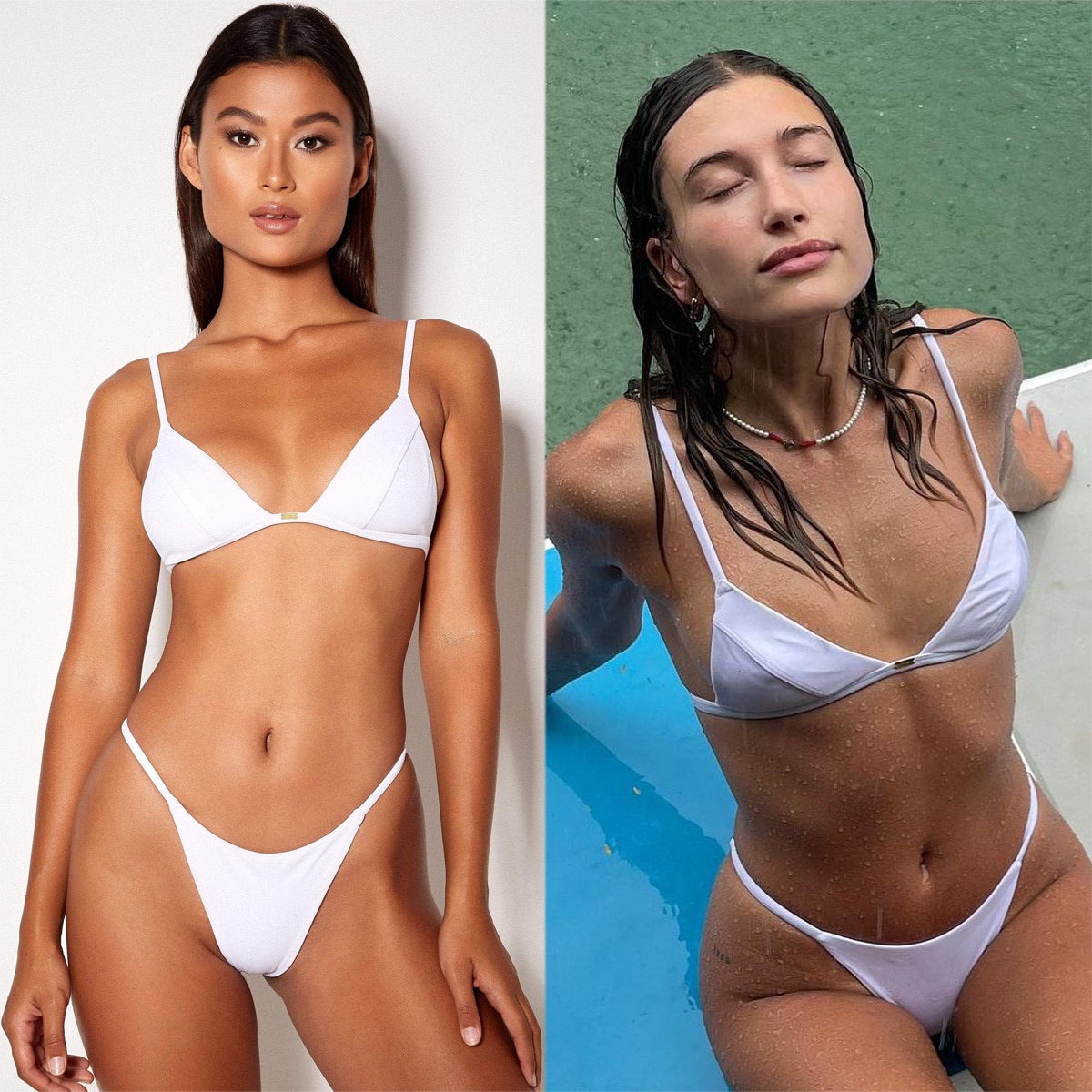 Hailey Bieber s White Hot Vacation Bikini Is Actually Affordable