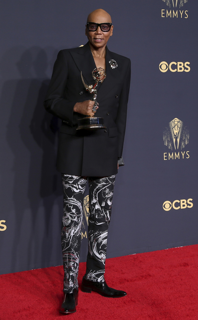 RuPaul, 2021 Emmys, Emmy Awards, Red Carpet Fashions
