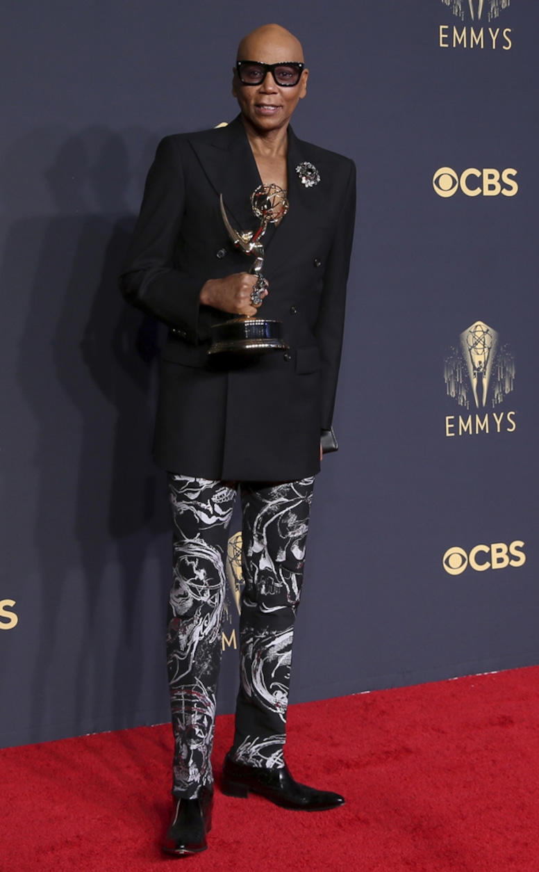 RuPaul, 2021 Emmys, Emmy Awards, Red Carpet Fashions