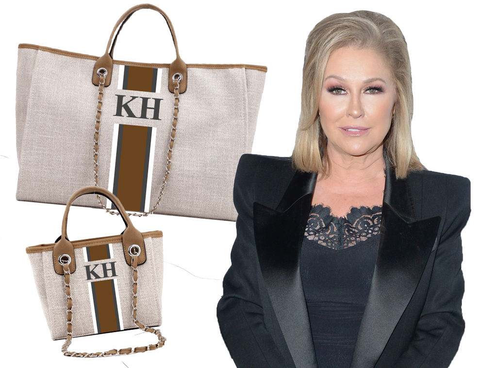 Kyle Richards' Black and Gold Love Purse
