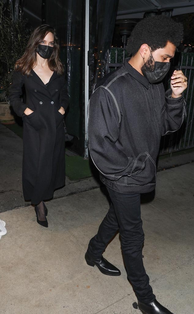 PREMIUM-EXCLUSIVE, WEB EMBARGO 2PM PDT 09/27/21, Angelina Jolie, The Weeknd