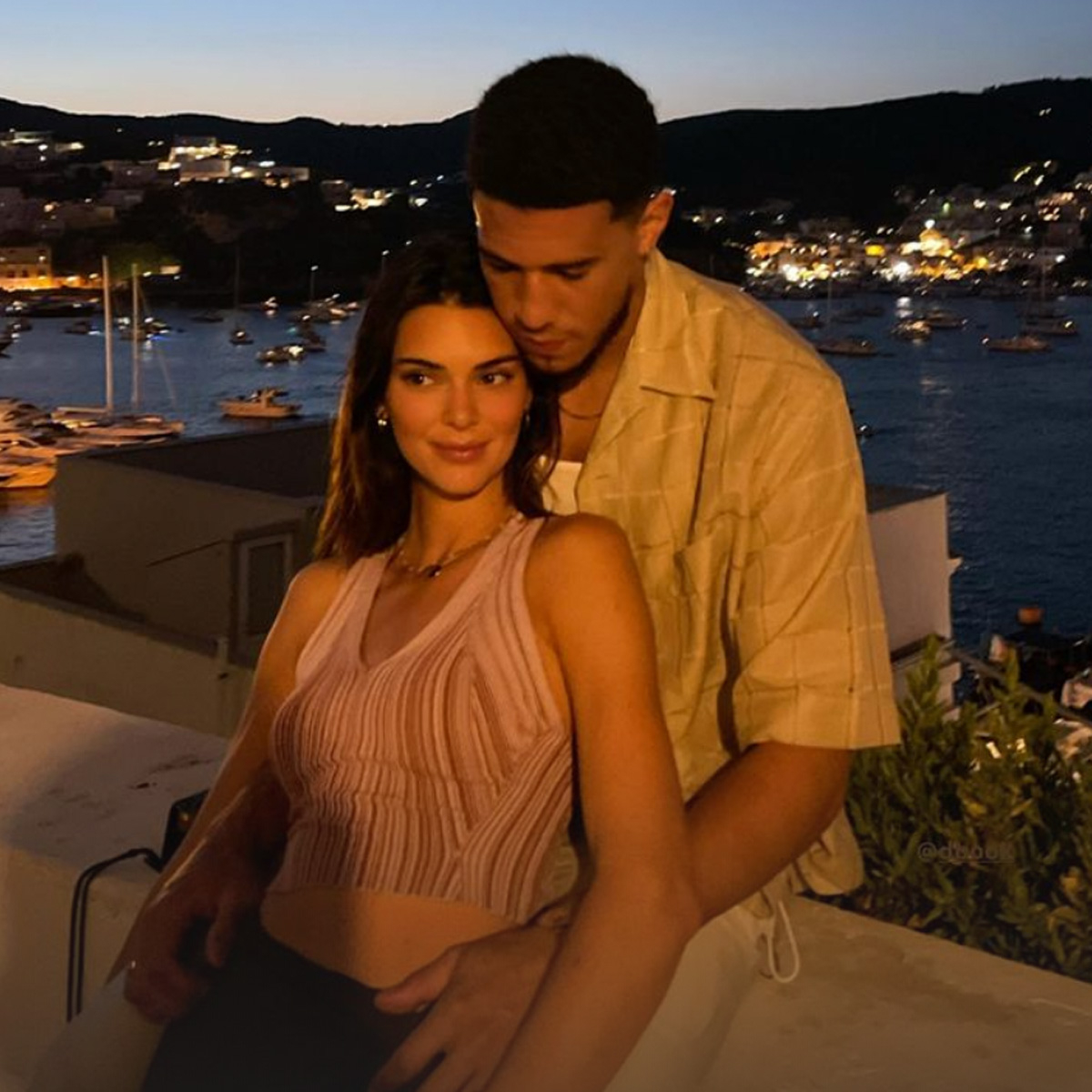 Kendall Jenner Wore Devin Booker's Gold Medal on a Boat