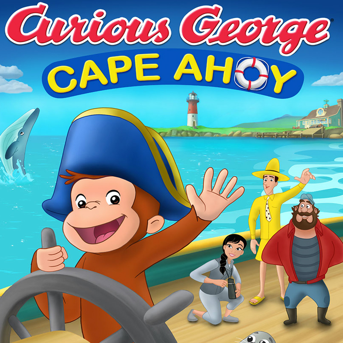 Curious George Searches For Treasure in Peacock's Cape Ahoy