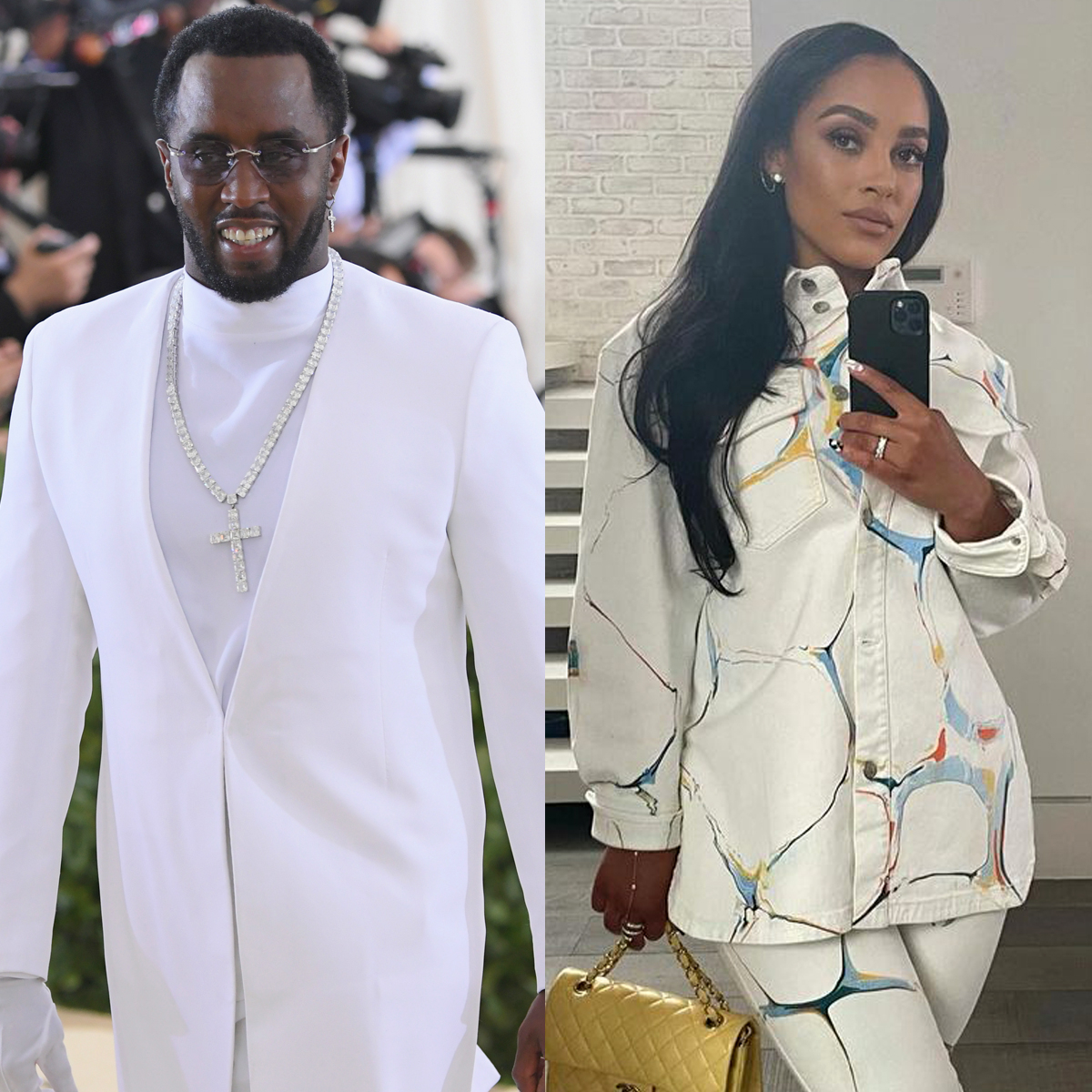 Diddy and Joie Chavis Cozy Up in Capri