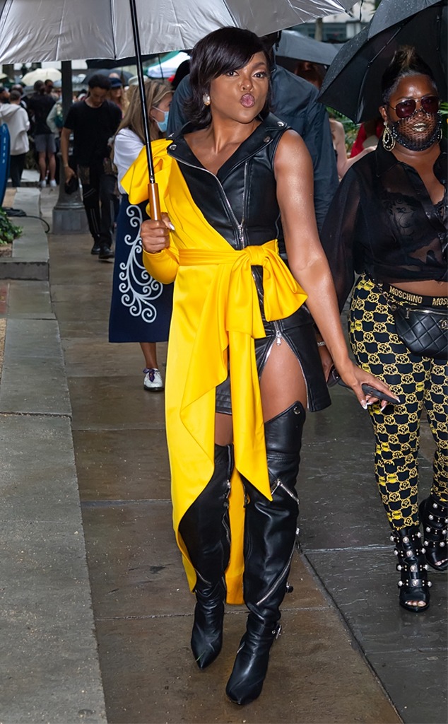 Taraji P. Henson, star sightings, celebs, NYFW, New York Fashion Week Spring-Summer 2022