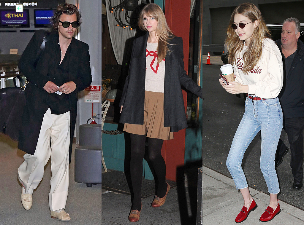 E-Comm: Oxford and Loafer Trend, Harry Styles, Taylor Swift, Gigi Hadid