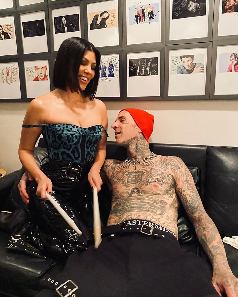 Kourtney K. and Travis Barker Get Naughty Backstage at SNL