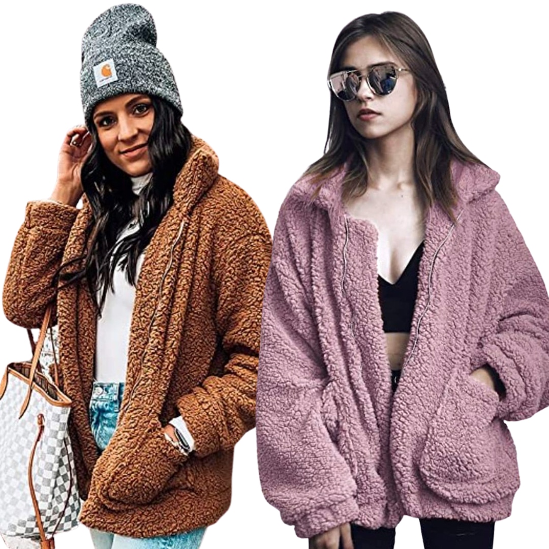 This $35 Oversized Teddy Coat Has 12,500+ Five-Star Reviews on Amazon