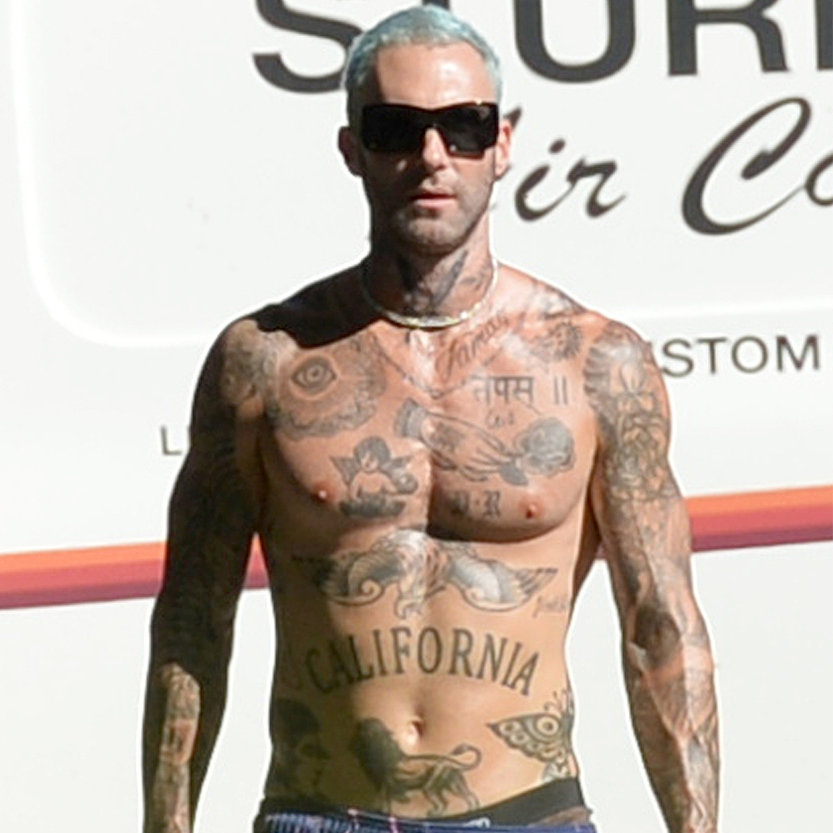 adam levine full body