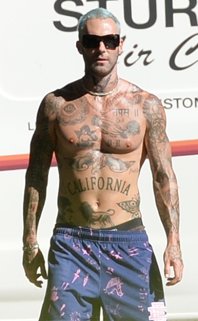 What Does Adam Levine Look Like Without Tattoos? See For Yourself - E!  Online