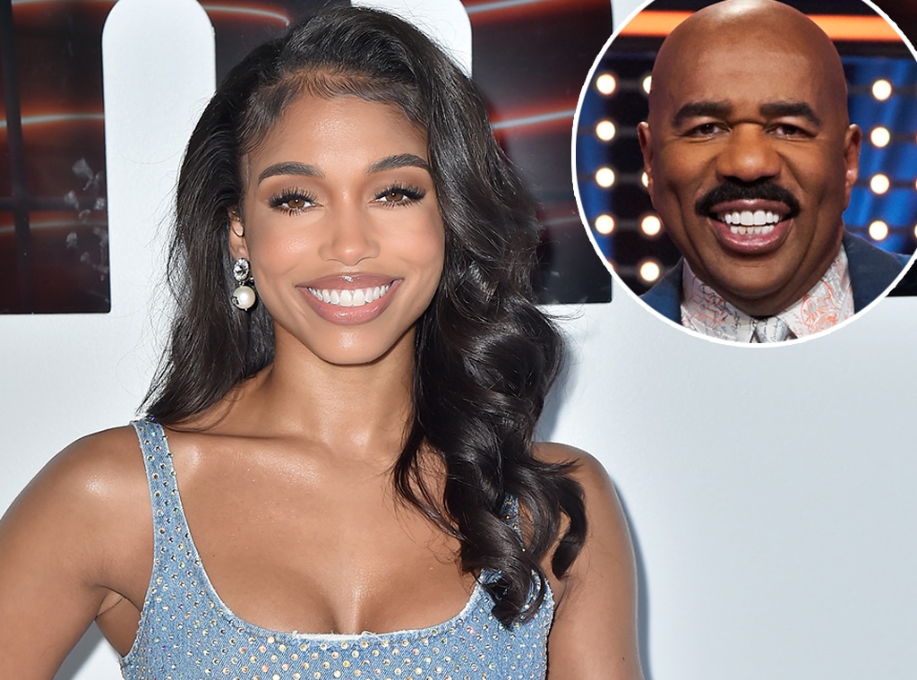 Lori Harvey Weighs In On Steve Harvey S New Status As A Style Icon E Online Lori Harvey Weighs In On Steve Harvey S New Status As A Style Icon E Online