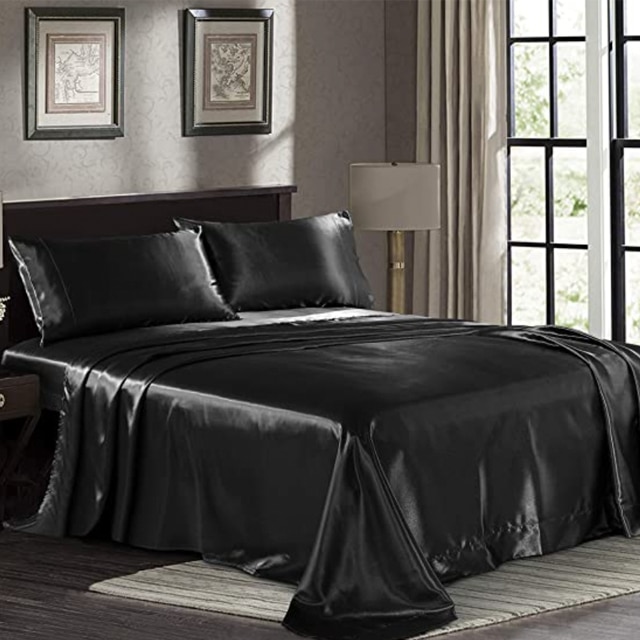 Chic Home Utopia 4 Piece Queen Duvet Cover Set - Black