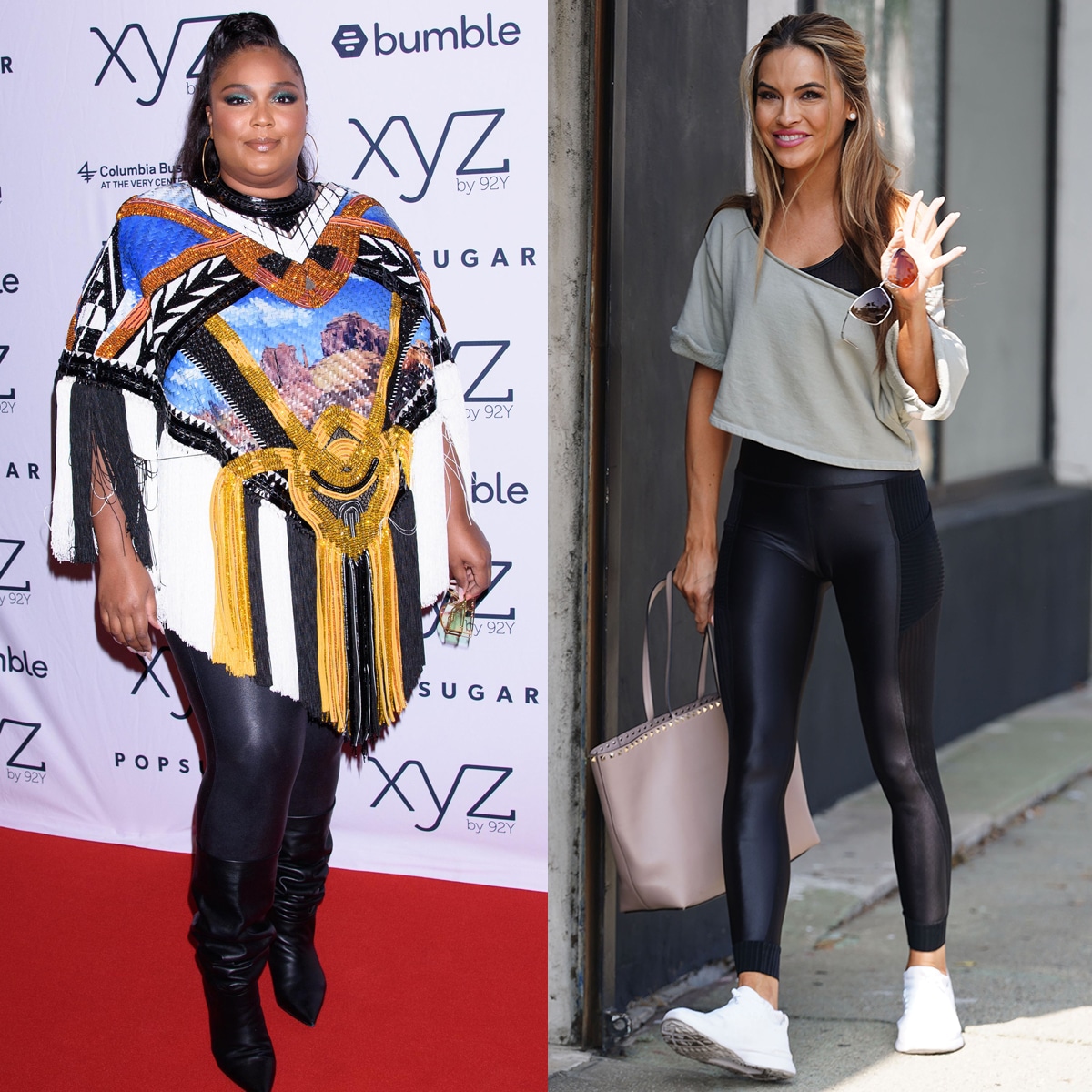 Celebs Can't Stop Wearing Spanx's Faux Leather Leggings