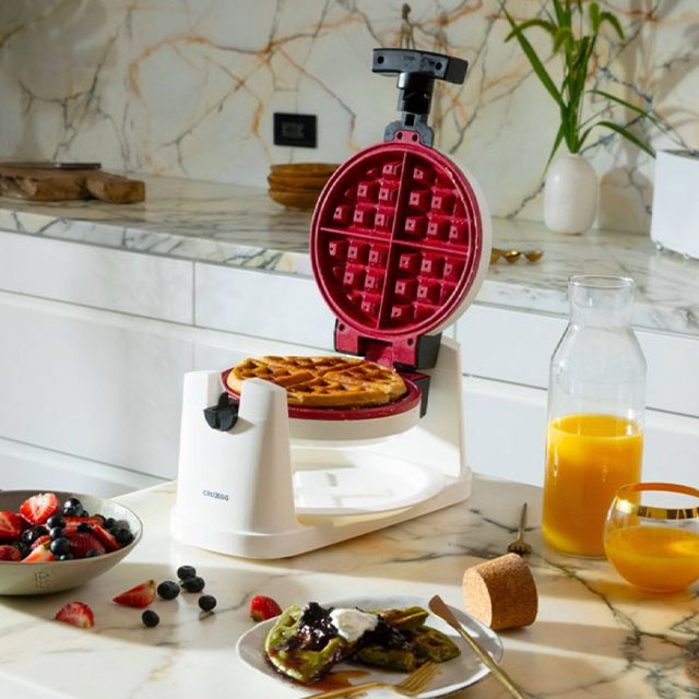CRUXGG Single Rotating Waffle Maker – Crux Kitchen