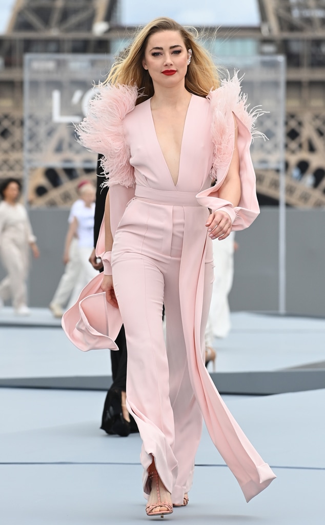 Amber Heard, Le Defile L'Oreal Paris 2021