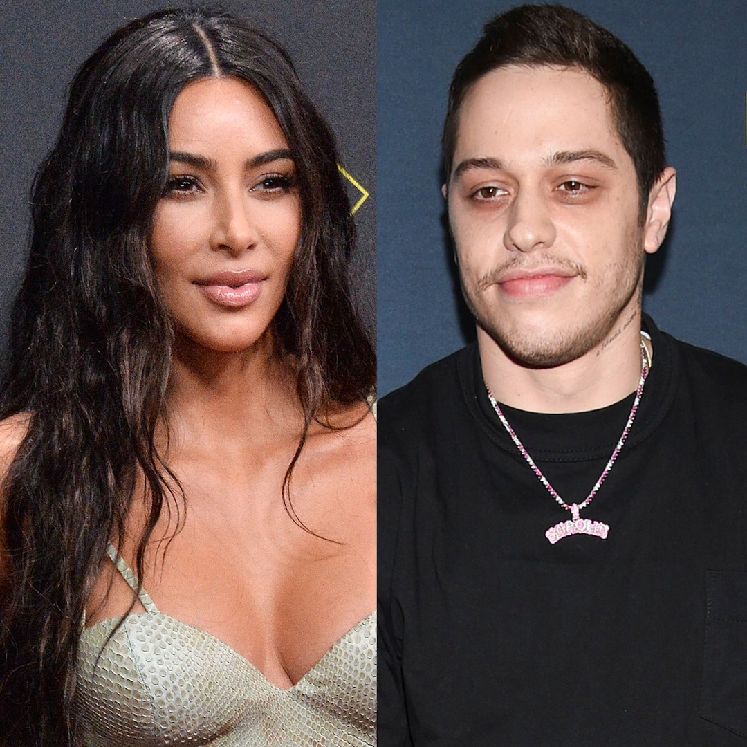 Kim Kardashian and Pete Davidson Hold Hands on Rollercoaster at Knott's Scary Farm