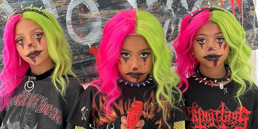 North West and Friends Embrace Their Inner Goth Side as “Cereal Killers” for Halloween – E! Online