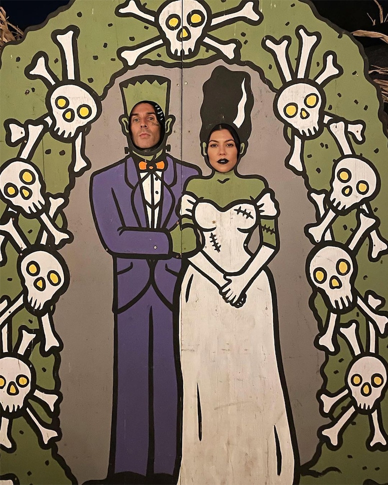 Kourtney Kardashian, Travis Barker, Halloween, Decor, House, Instagram