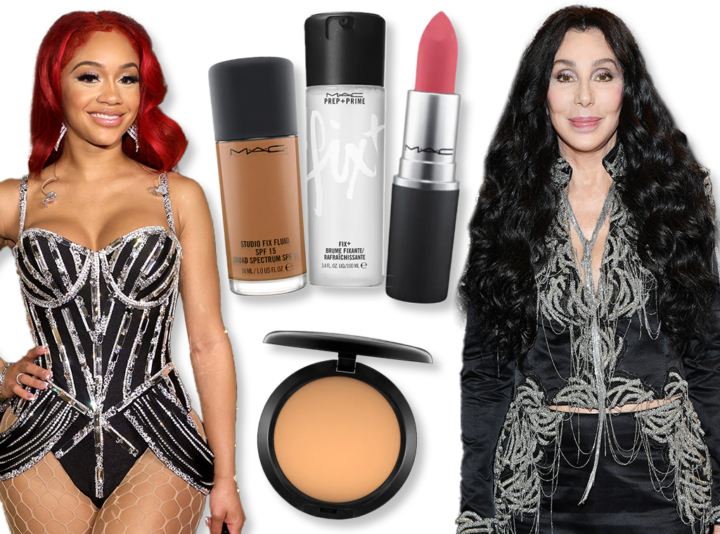 Cher Saweetie Up With MAC Test High-Performance Makeup - E! Online
