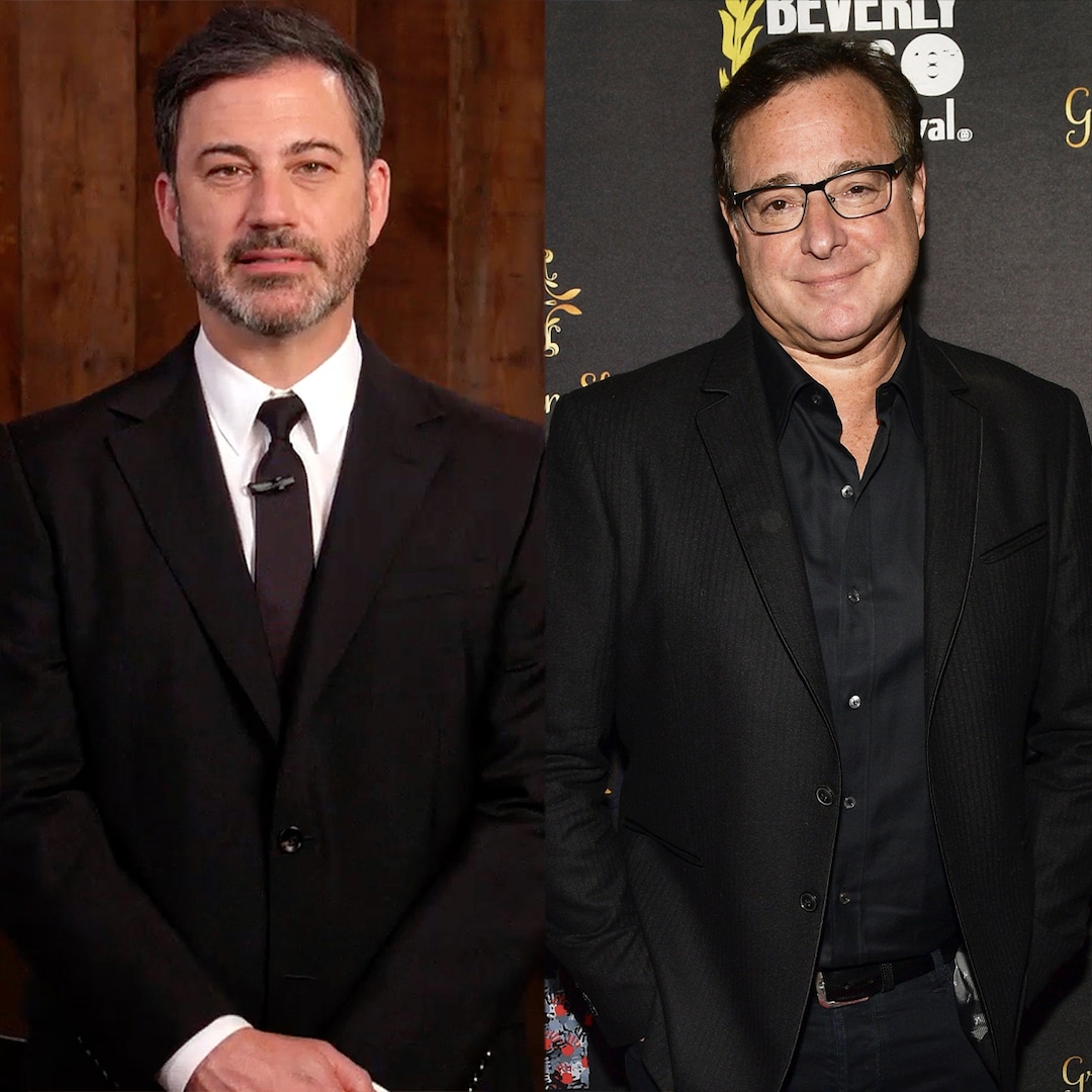 Jimmy Kimmel Breaks Down in Tears During Moving Tribute to Bob Saget - E! NEWS