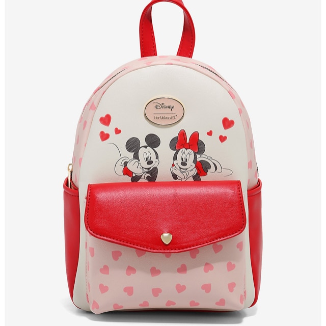 Her Universe factory Mickey and Minnie Hot Air Balloon Valentine’s Backpack and Wallet