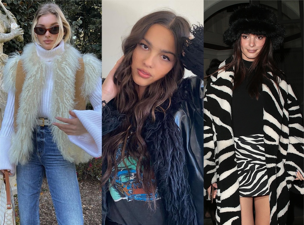 E-Comm: Celeb Faux Fur Trend