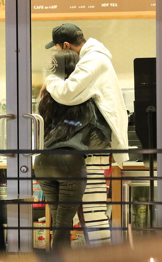 Kim Kardashian Gives Pete Davidson a Big Kiss After Airport Pickup