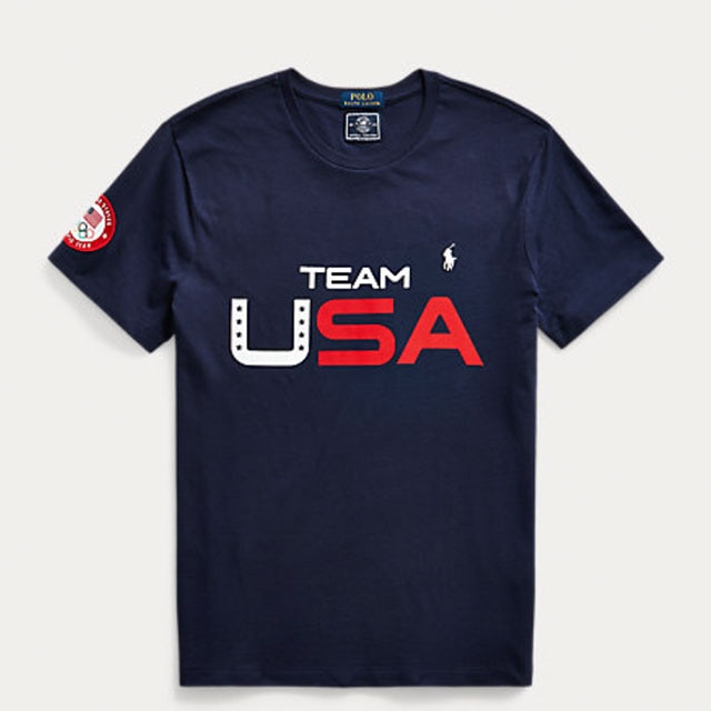 Kids POLO Sport Team USA Crewneck Tee