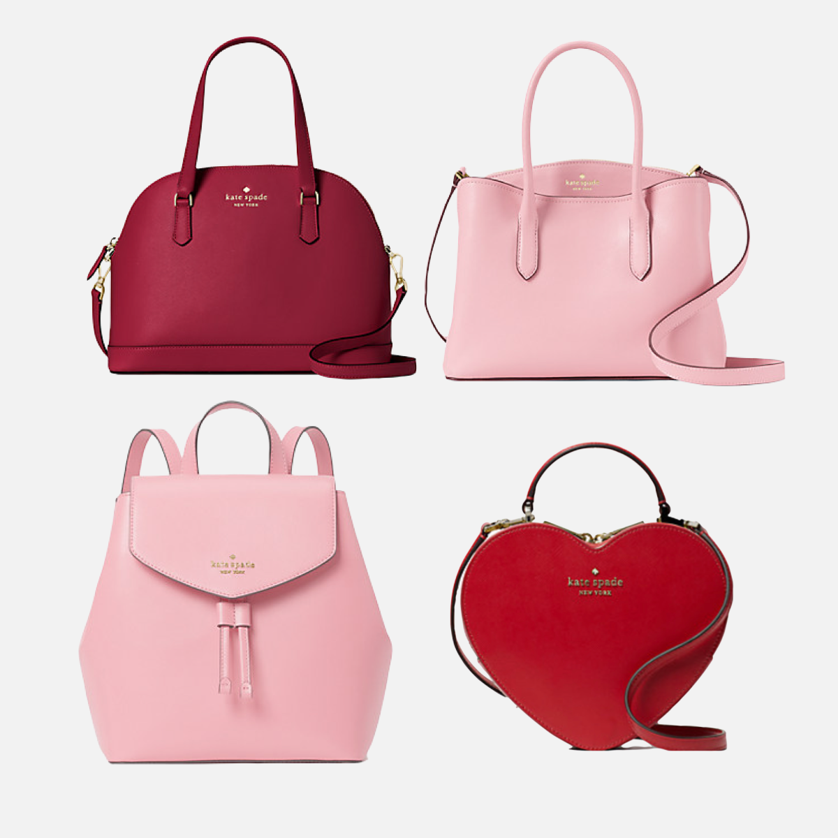 kate spade, Bags, Kate Spade Crossbody Novelty Bag Saffiano Leather Pink