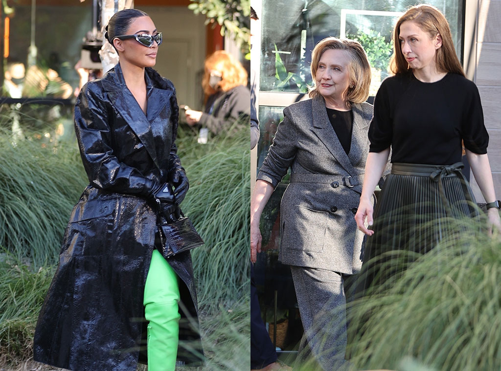 Komedieserie Eksperiment Derive Photos from Kim Kardashian Steps Out With Hillary and Chelsea Clinton - E!  Online