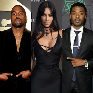 Kim Kardashian, Ye, Ray J