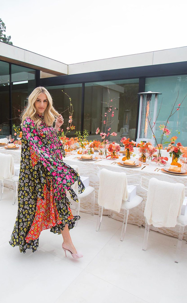 Go Inside Morgan Stewart's Gorgeously Orange Baby Shower
