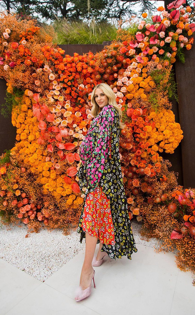 Go Inside Morgan Stewart's Gorgeously Orange Baby Shower