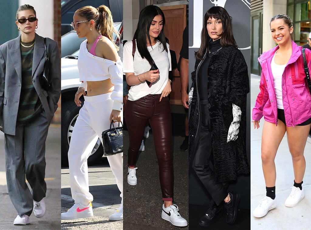 E-comm: Celebs wearing Air Force 1's