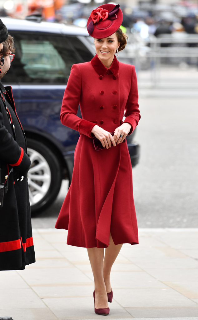 Kate Middleton, 40th Birthday, Red