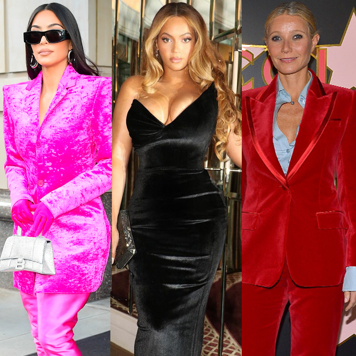 21 Ways To Wear The Velvet Trend Like Kim Kardashian, Beyonce, Rihanna, Gwyneth Paltrow & More Celebs – E! Online