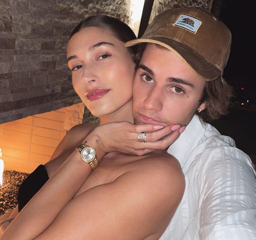 Justin Bieber shares first photo with wife Hailey since reigniting 'feud'  with his ex Selena Gomez