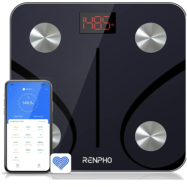 Track holiday pounds! Body fat scale with Bluetooth on Gold Box for $21