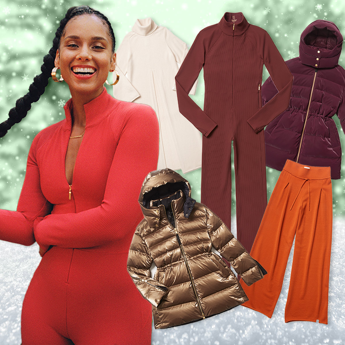Get Into a Holiday State of Mind With Alicia Keys' Athleta Collection