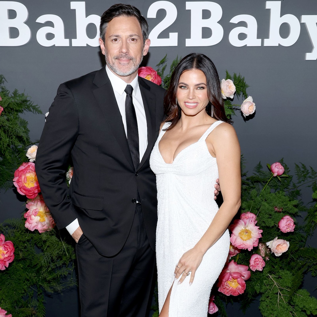 Jenna Dewan Showcases Baby Bump in Lace Dress During Date Night