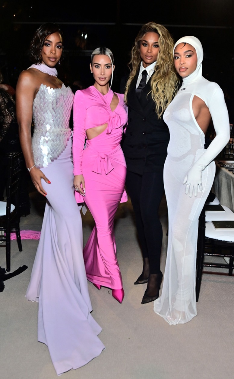 Kelly Rowland, Kim Kardashian, Ciara, Lori Harvey, 2022 Baby2Baby Gala