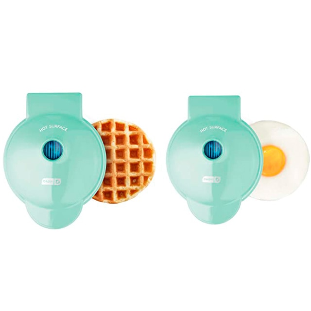 Dash Snowman Mini Waffle Maker - Blue 1 ct