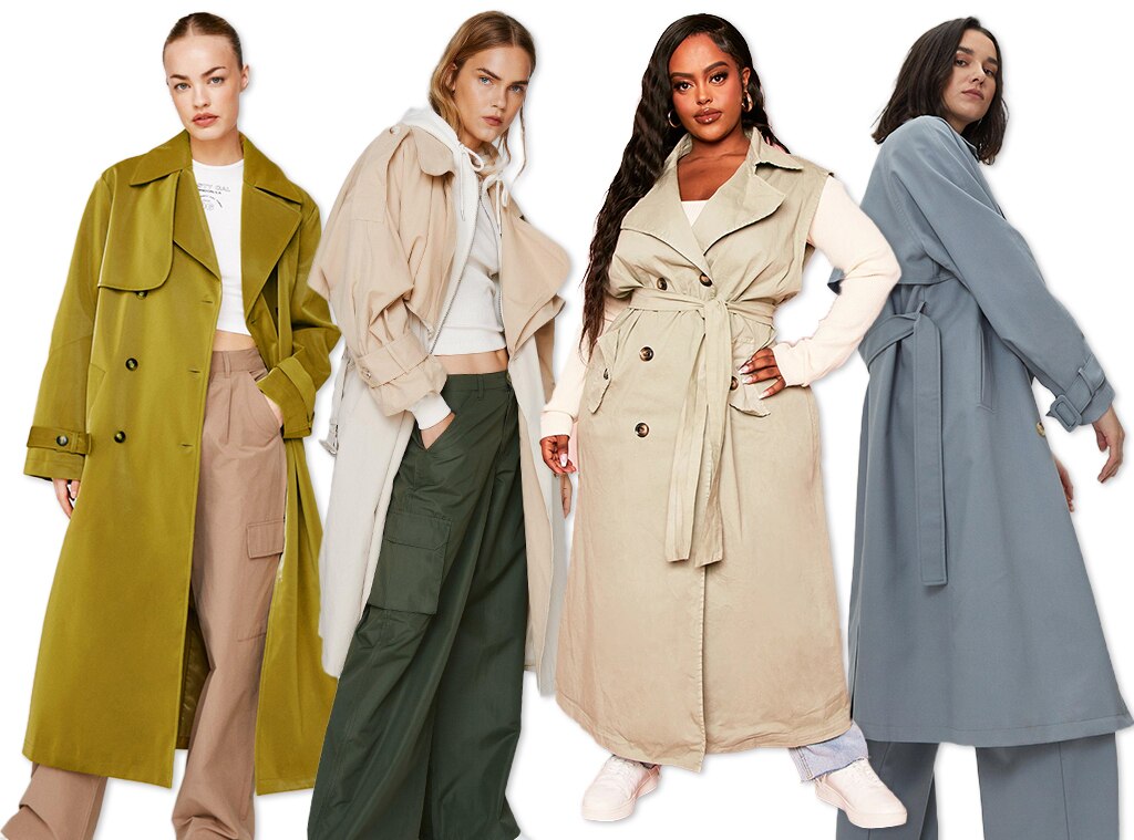 Winter trench hot sale