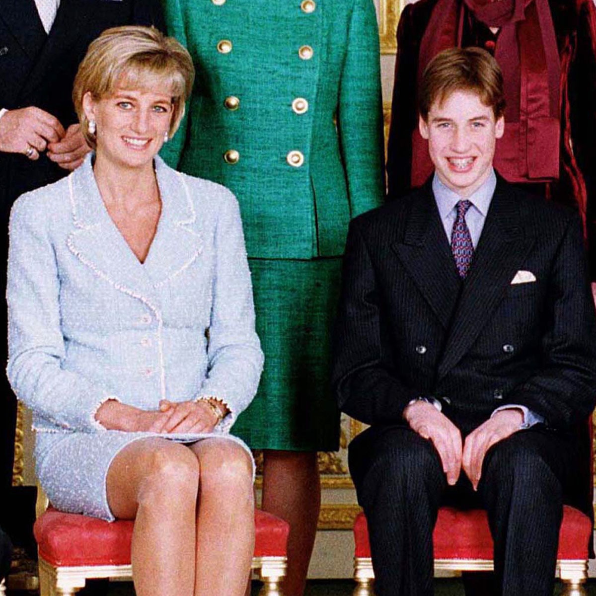 Prince William and his mom Princess Diana