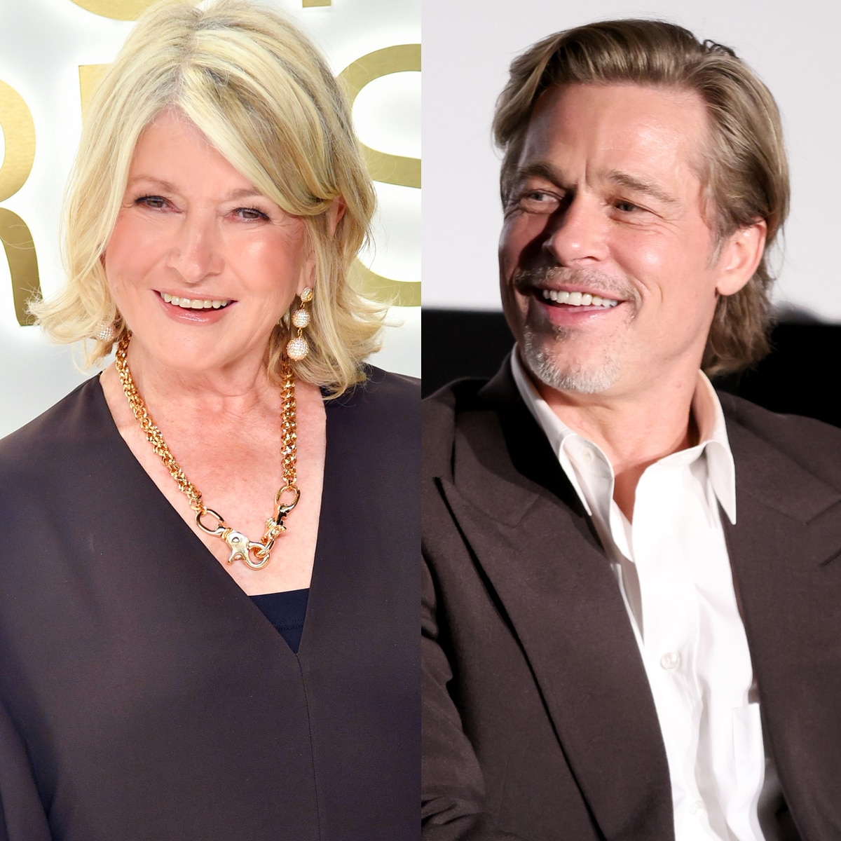 Martha Stewart, Brad Pitt