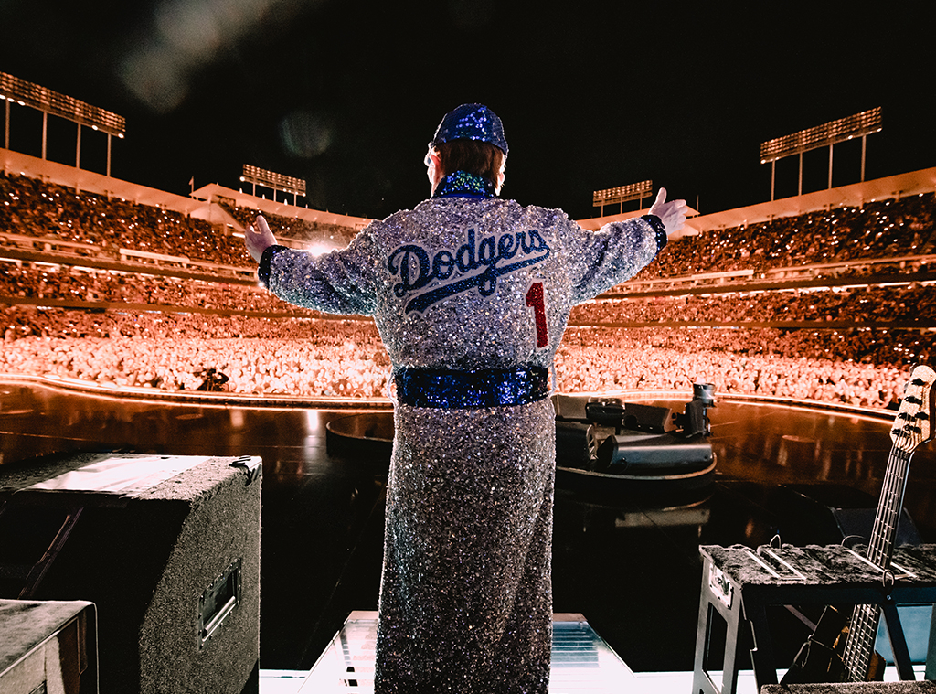 Elton John's uniform worn at his concert at Dodger Stadium