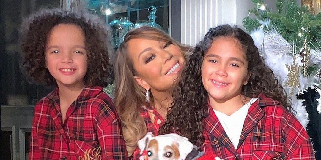 Mariah Carey and Nick Cannon's Twins Tower Over Her in Family Christmas Photo