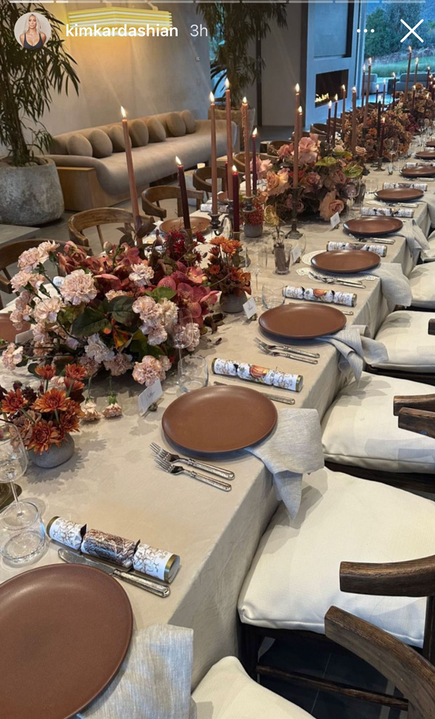 Kim Kardashian, Kylie Jenner, Family Portraits, 2022 Thanksgiving
