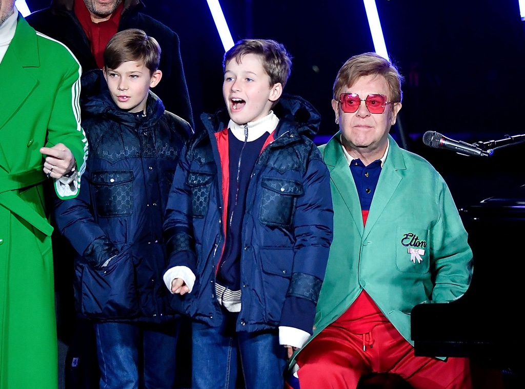 Filhos de Elton John, Elijah e Zachary - Foto: Evan Agostini/Invision/AP/Shutterstock