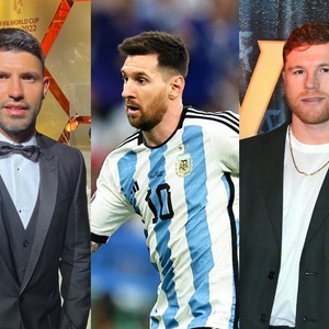 Kun Aguero, Messi, Canello
